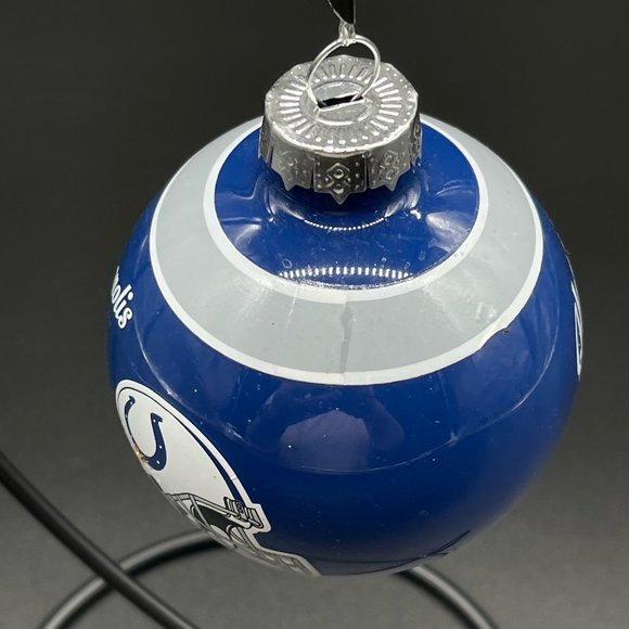 Indianapolis Colts NFL Blue White Christmas Ornament Forever Collectibles - Picture 3 of 6